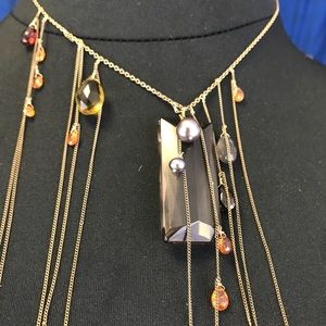 Fragments semi precious stone necklace